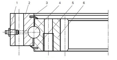 Excavator Slewing Bearings Drawing