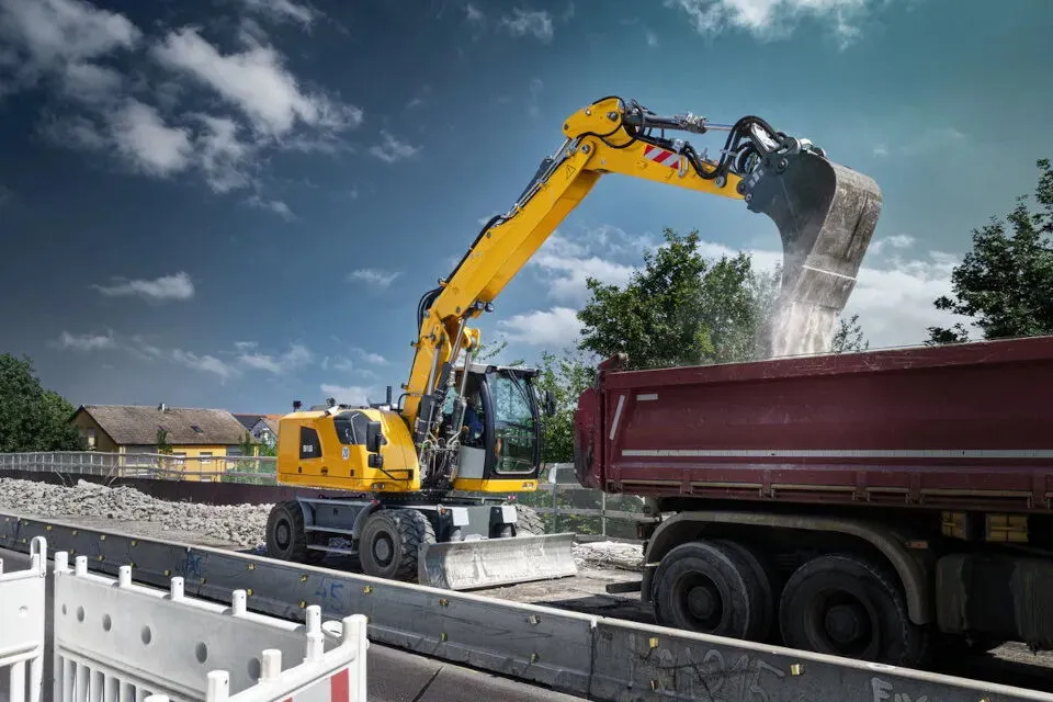 Transforming Urban Construction with Wheeled Excavators