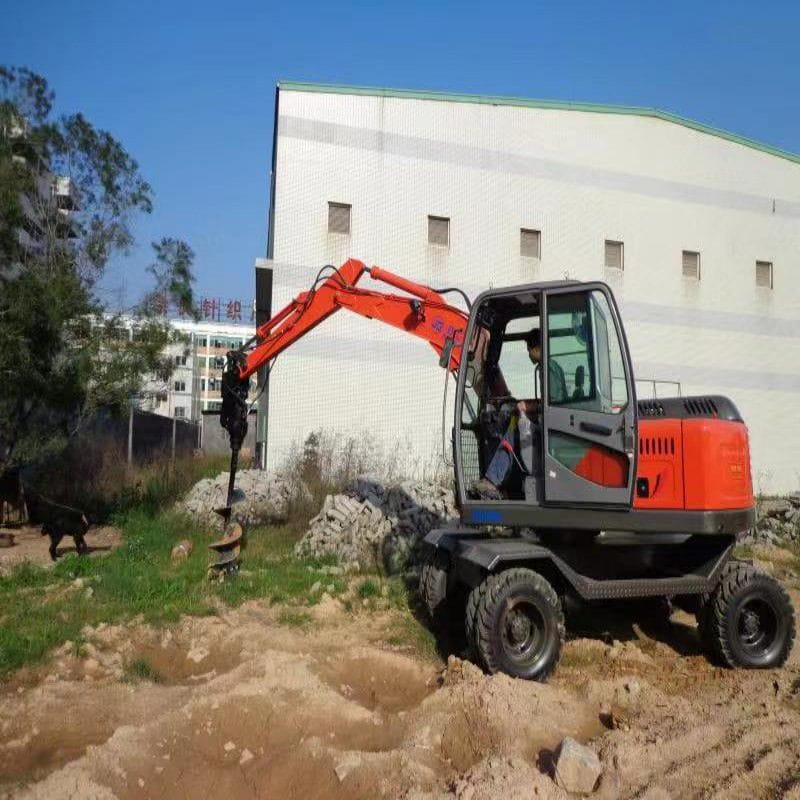 Mini Excavators with Auger