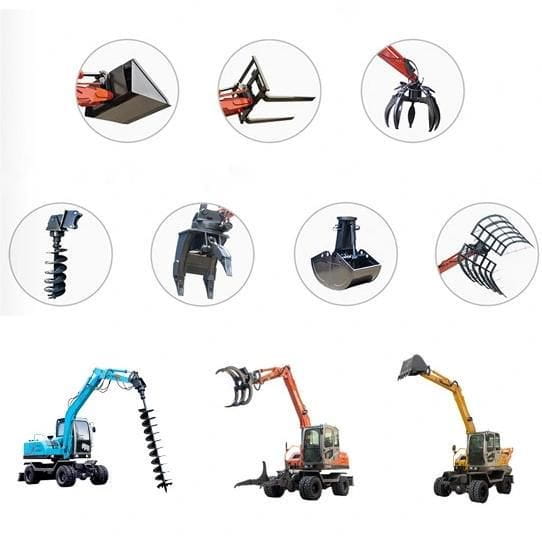 Hydraulic Pile Driver Excavator Attachments for Sale
