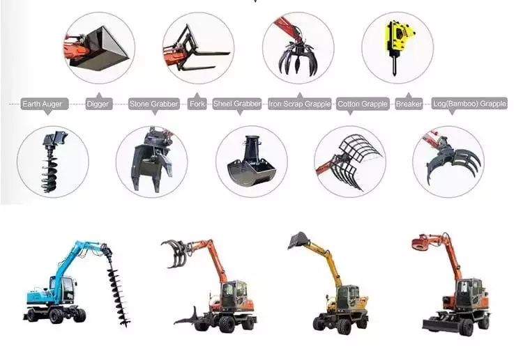 Hydraulic Pile Driver Excavator Attachments for Sale