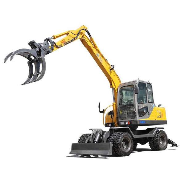 7.8 Tons Brand New Wheeled Log Grab Excavators for Sale