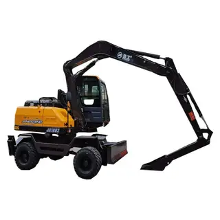 Long Reach Excavator for Coal Unloading, Booms 19 Meters