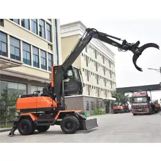 Wheeled Cotton Grab Machine, Equipped with Lifting Cab
