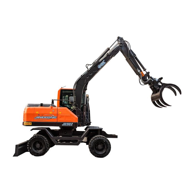 Wheeled Rotating Grabs Excavator, Grab Max Open 1500 mm