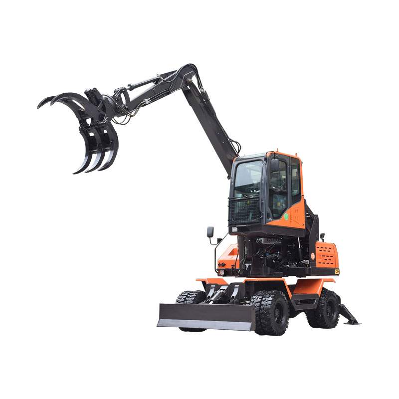 Wood Grabber Wheeled Loader, with a 360 ° Rotation