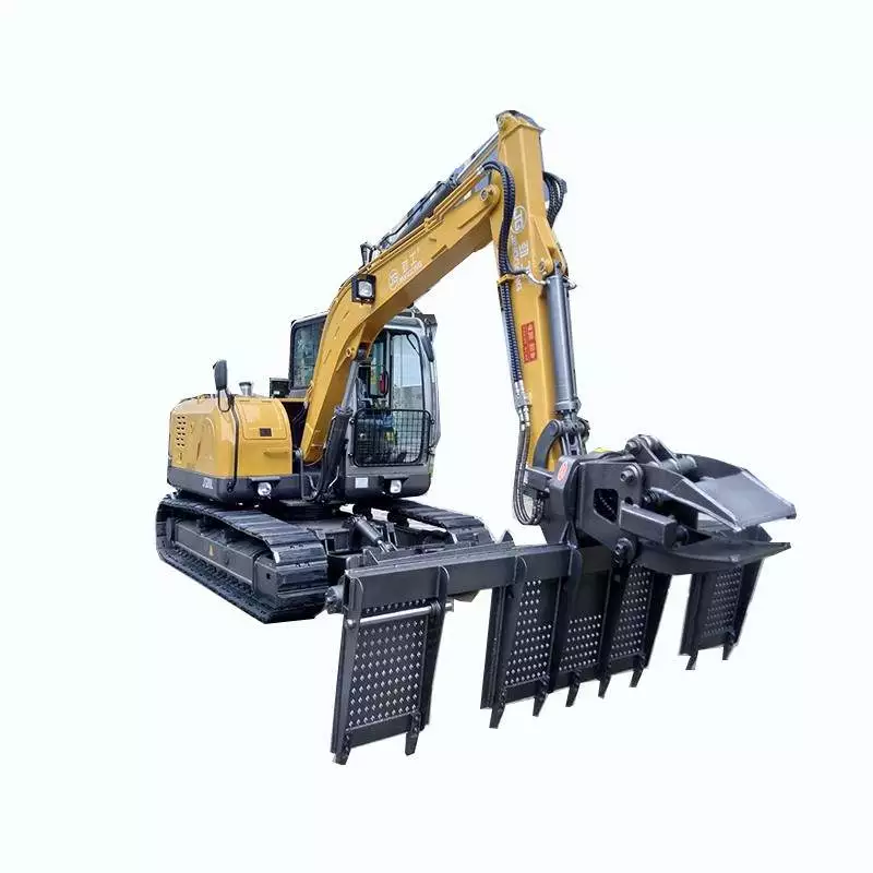 Hydraulic Railroad Excavators with Sleeper Changer for Sale
