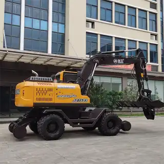 Wheeled Railroad Sleeper Changer Machine, 12.6 Ton