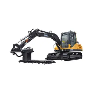 Hydraulic Railway Ballast Cleaning Machine, Crawler Type