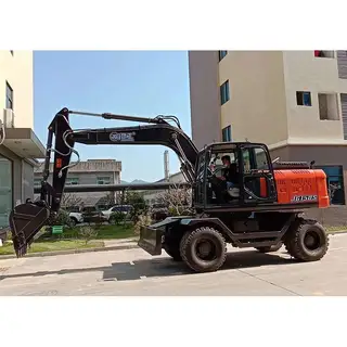 12 Tons Hydraulic Wheeled Excavators, Bucket 0.4 - 0.5 m³