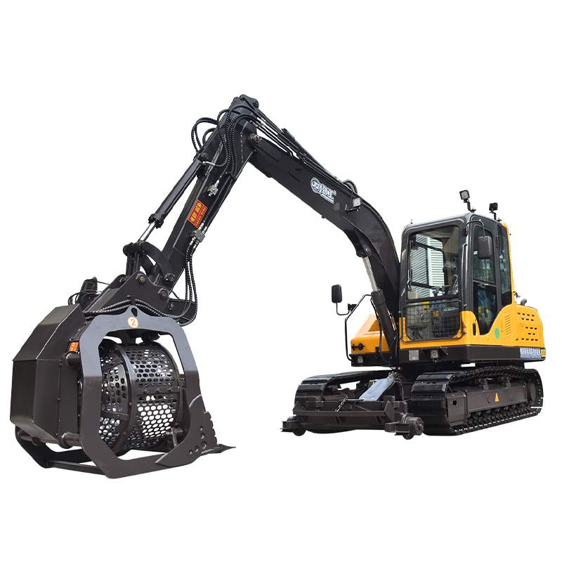 Soil Screen Machine with 360 ° Rotary Screening Bucket