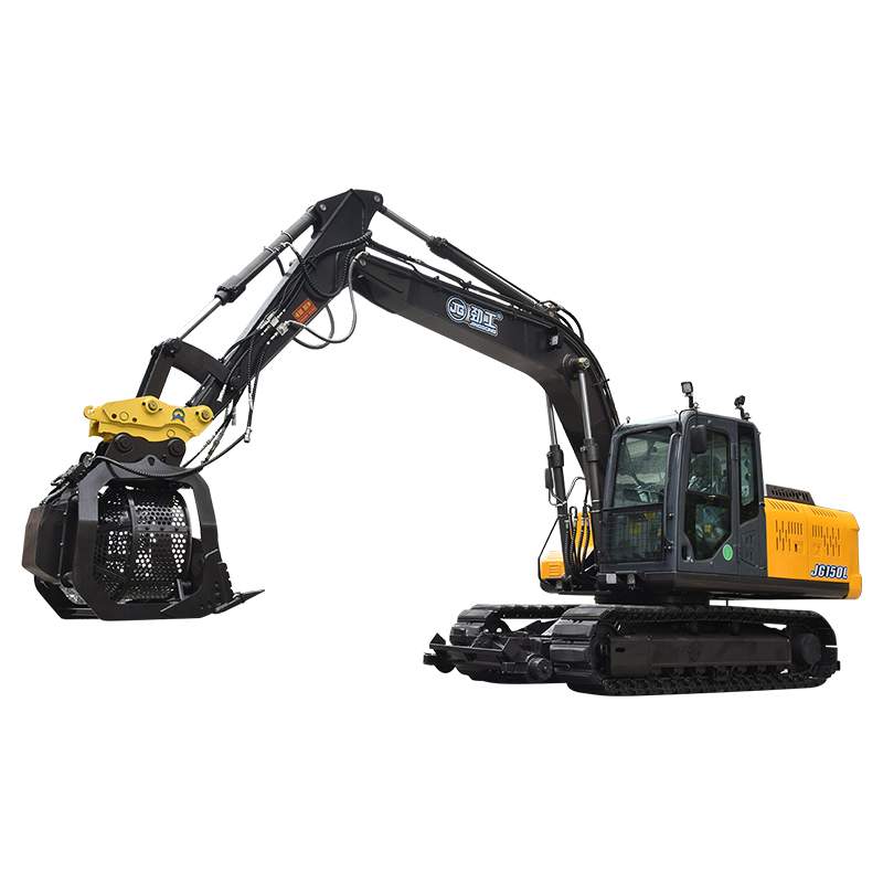Soil Screen Machine with 360 ° Rotary Screening Bucket