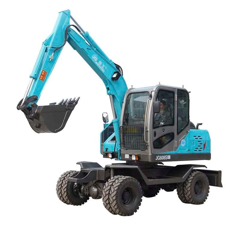 Brand New Hydraulic Mini Wheeled Excavator Cheap Price