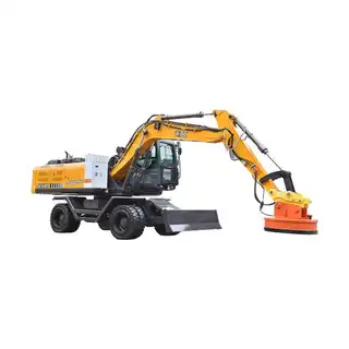 Wheeled Electromagnetic Crane for Scrap Metal