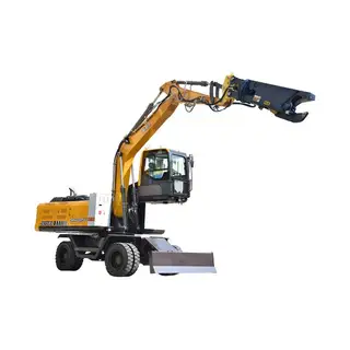 Car Dismantling Machine with Hydraulic Shear, Wheeled Type