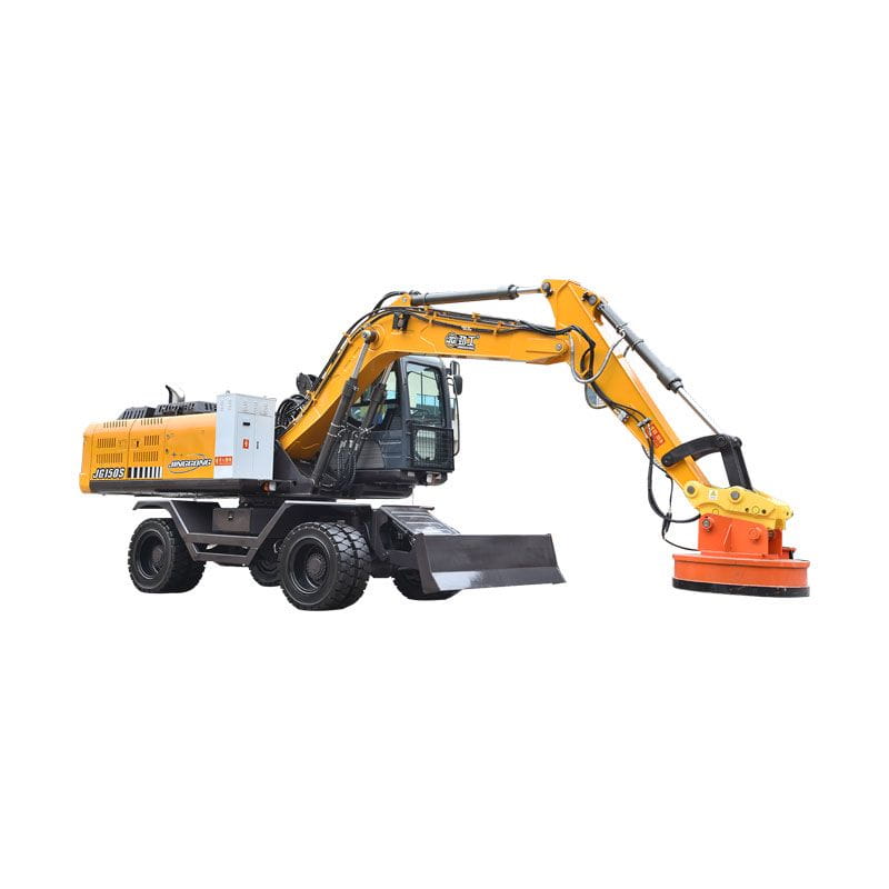 Wheeled Electromagnetic Crane for Scrap Metal