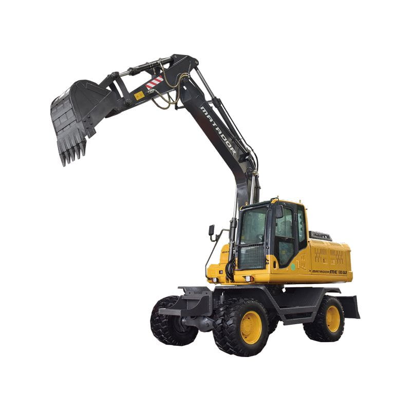 13.5 Ton Wheeled Medium Excavators, Bucket Range 0.4-0.5 m³