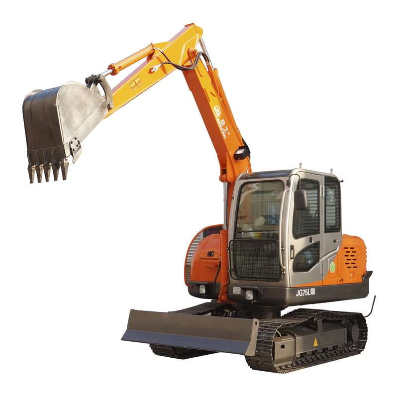 7 Ton Crawler Rubber Duck Digger Excavator, Bucket 0.35 m³