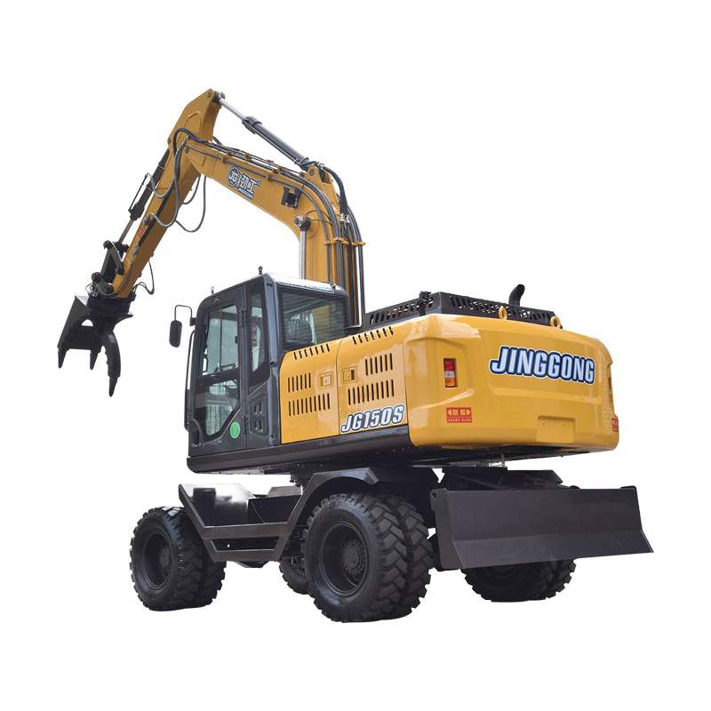 Full Hydraulic Tire Clamp Excavators for Hot Sale