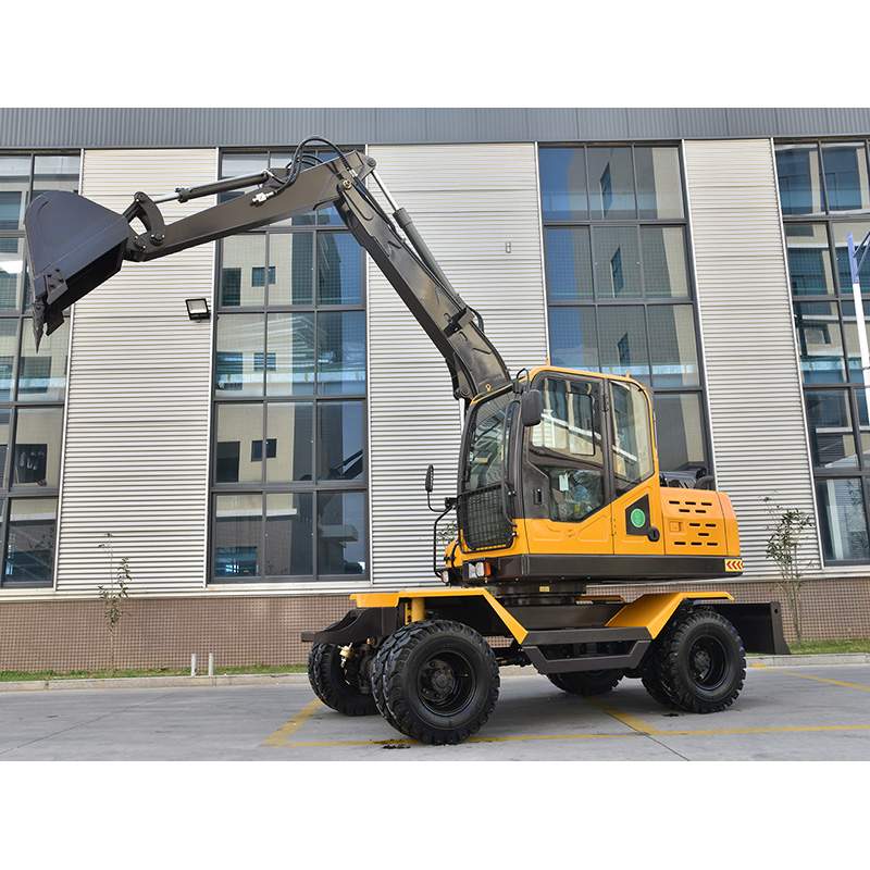 New Model Wheeled Excavator for Sale, with Double Gear Box