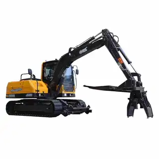 Railway Sleeper Changer Crawler Excavator, Grab Max 650 mm