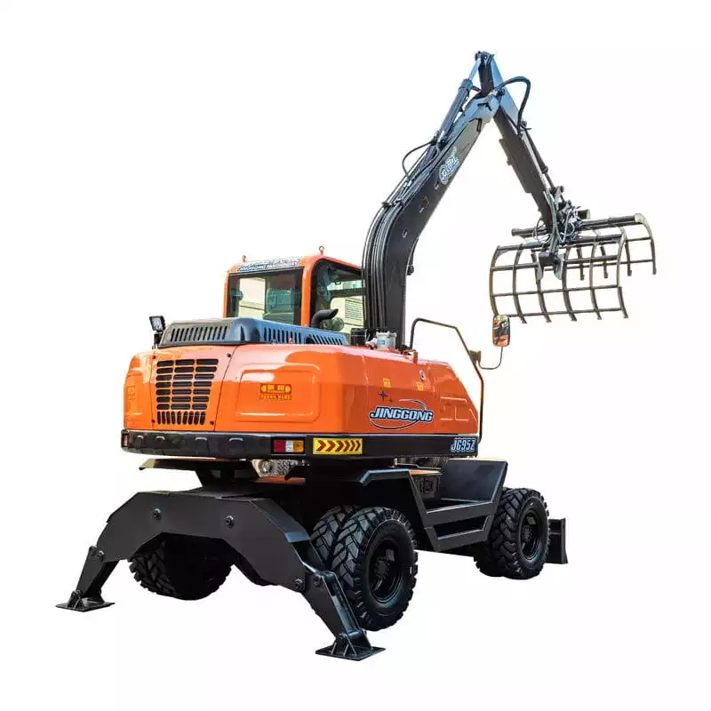7.8 Ton Wheeled Tractor Loader with Grab Max Open 1250 mm