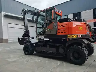 Crawler and Wheeled Hybrid Excavator