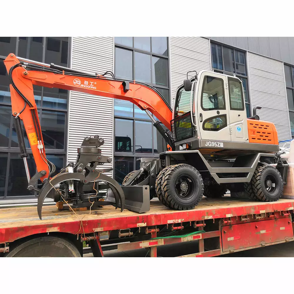 7.4 Tons Wheeled Excavator, Max Digging Depth 3250 mm