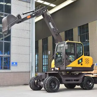Wheeled Type Excavator with Automatic Transmission