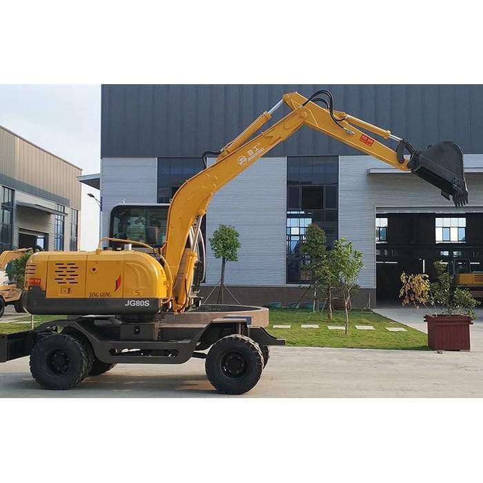 Wheeled Excavators with Variable Displacement Piston Pump