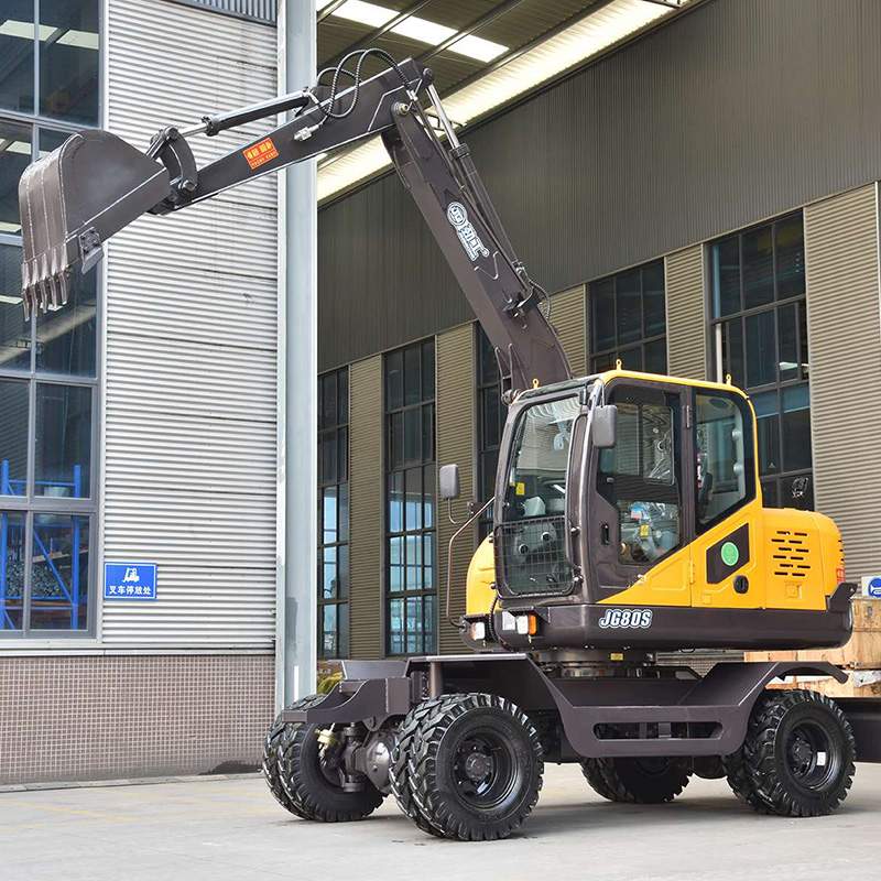 Wheeled Type Excavator with Automatic Transmission