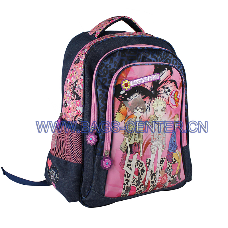 School Girl Bookbag ST-15BG04BP