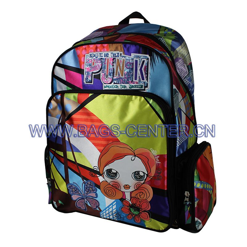 Disney License Satin Backpacks, ST-15BG02BP