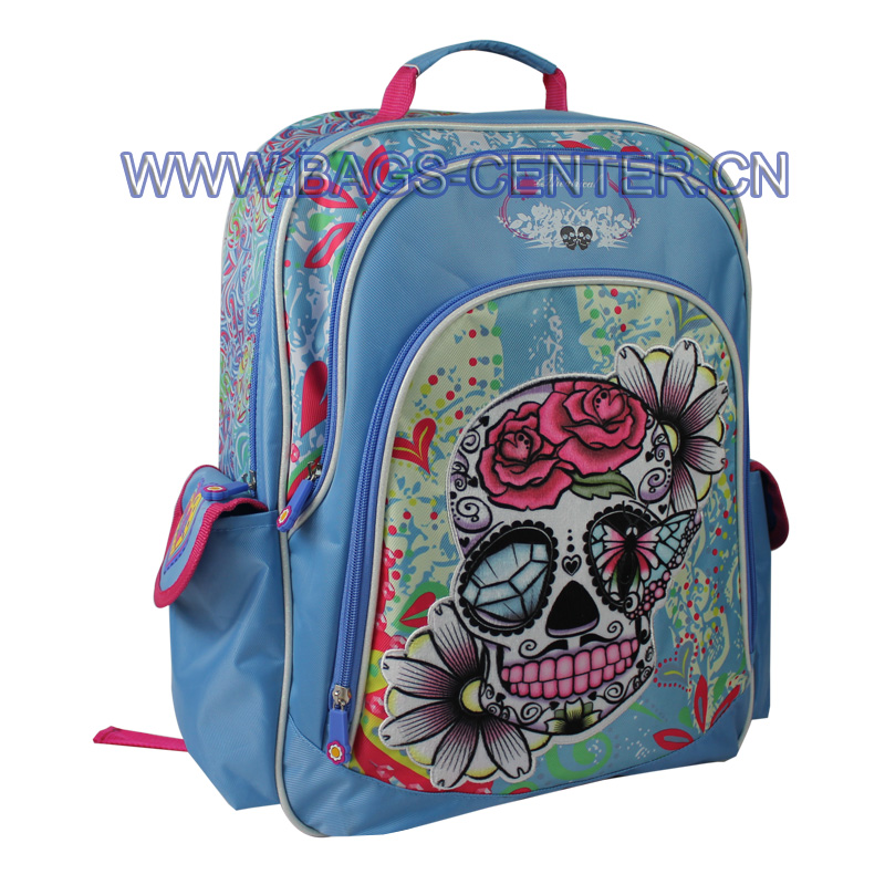 Teen Boys Skull Backpacks ST-15JH01BP