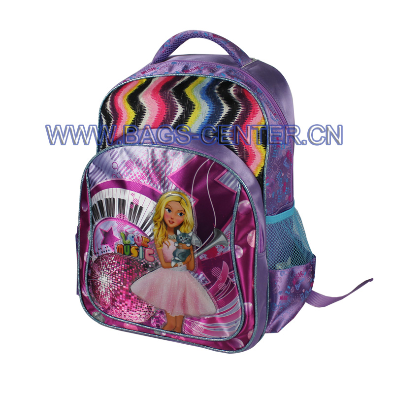 OEM Teenage Girl School Bookbag ST-15LM05BP