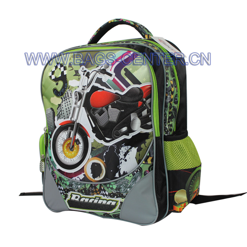 Racing Motorcycle Design Bookbag ST-15TR01BP