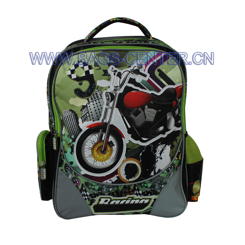 Racing Motorcycle Design Bookbag ST-15TR01BP