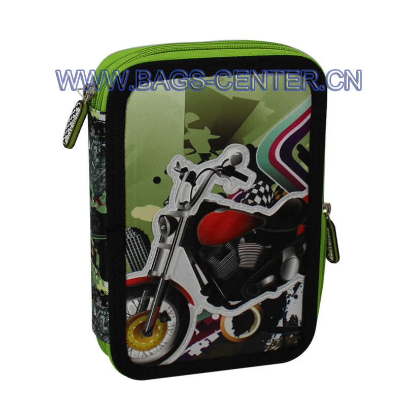 420D PVC Pencil Bag with Zipper, ST-15TR13PC