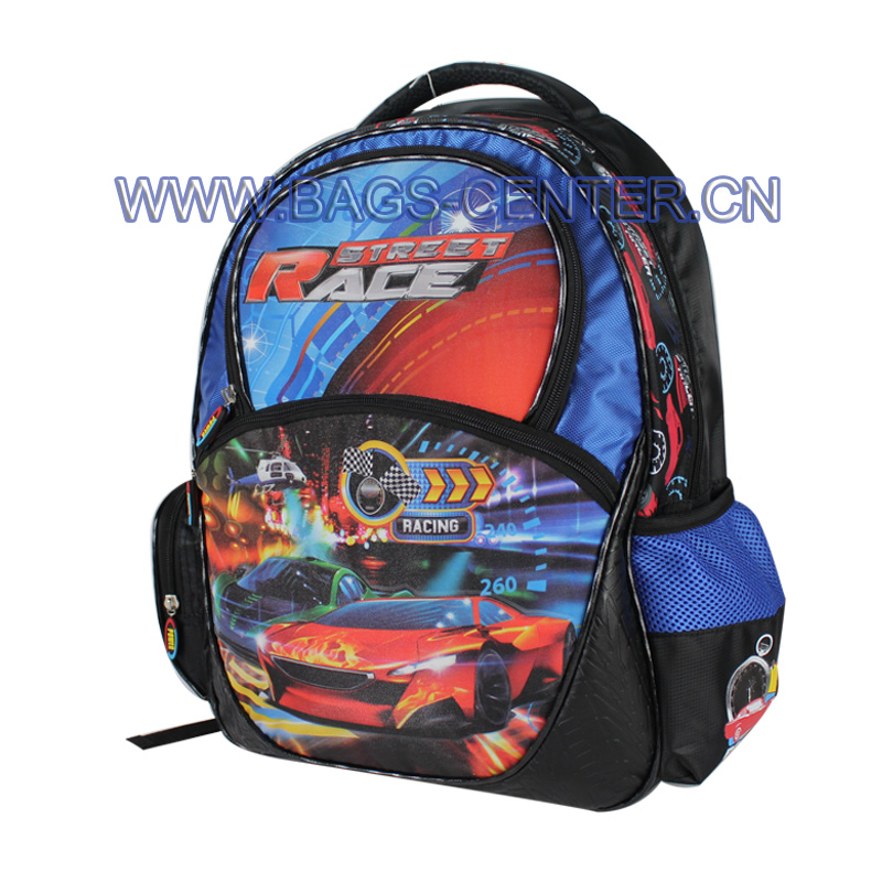 Street Race Car Design Backpack ST-15SR01BP