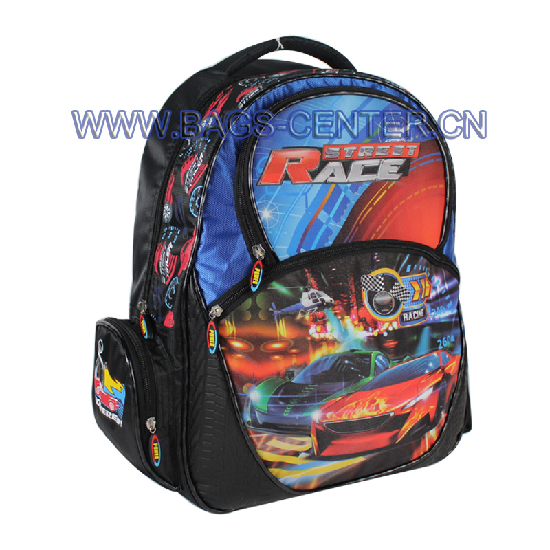 Street Race Car Design Backpack ST-15SR01BP