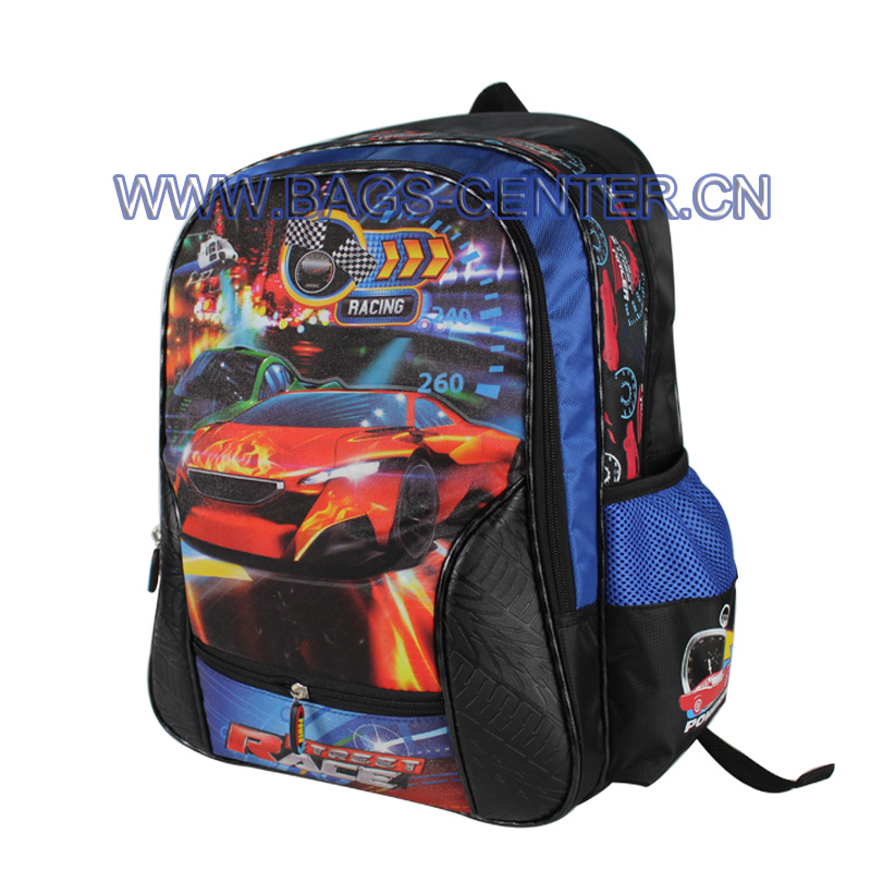 PVC Embossed Car Backpack ST-15SR02BP