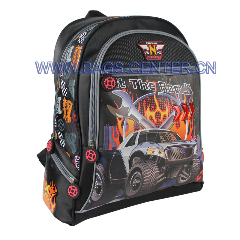Rocking Car Big Student Backpack ST-15TR01BP