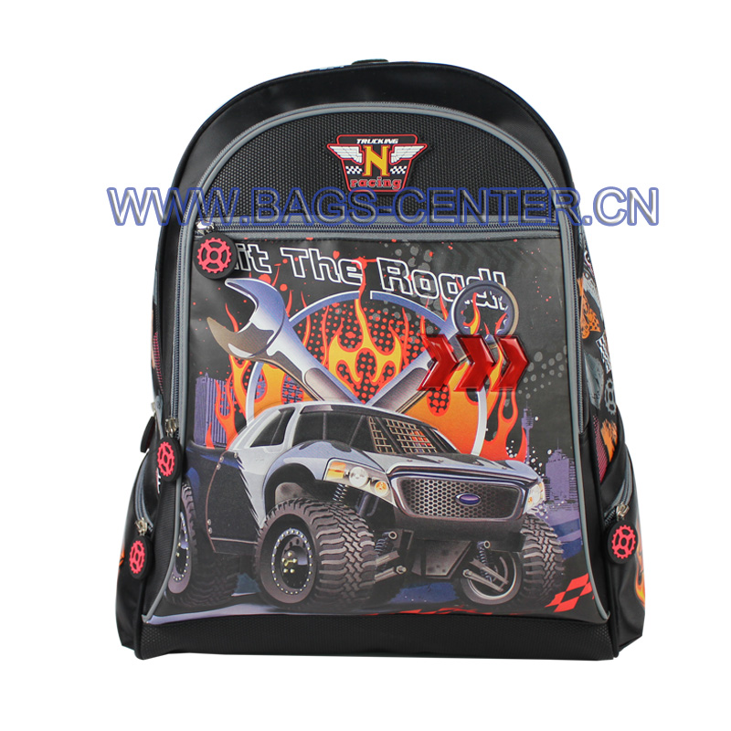 Rocking Car Big Student Backpack ST-15TR01BP