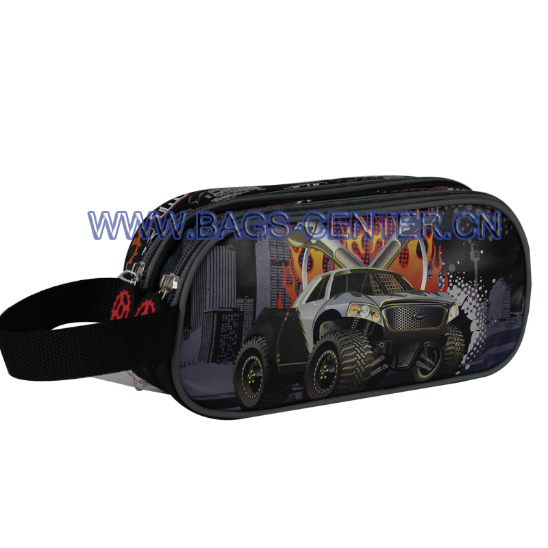Twill Fabric Zipper Pencil Cases ST-15TR12PC