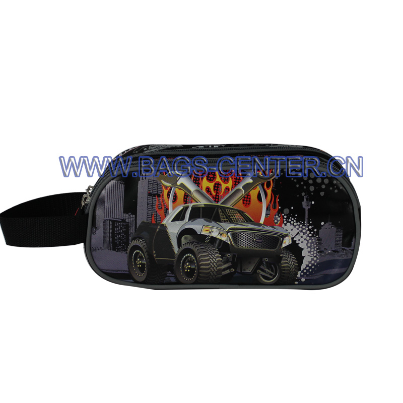 Twill Fabric Zipper Pencil Cases ST-15TR12PC