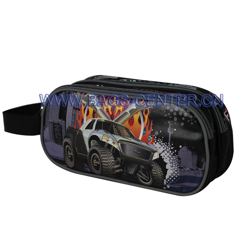 Twill Fabric Zipper Pencil Cases ST-15TR12PC