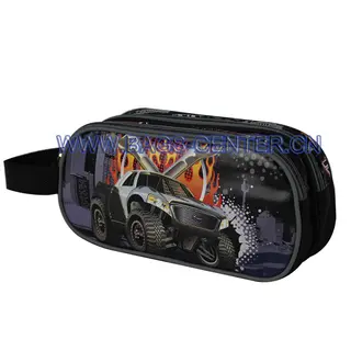 Twill Fabric Zipper Pencil Cases ST-15TR12PC