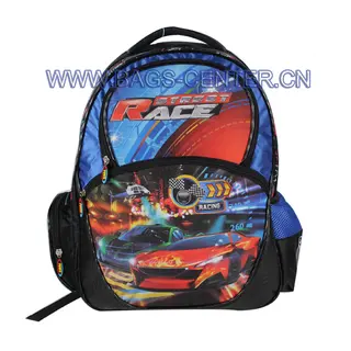 Street Race Car Design Backpack ST-15SR01BP