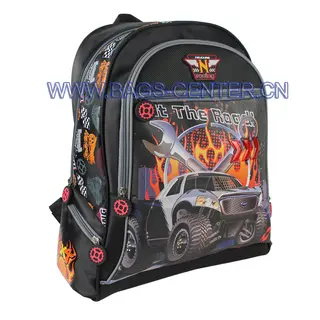 Rocking Car Big Student Backpack ST-15TR01BP