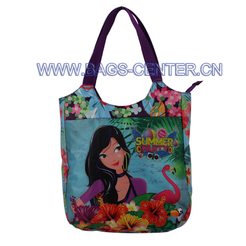 Zip Closure Tote Bag ST-15SM10HB